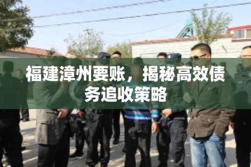 福建漳州要账，揭秘高效债务追收策略