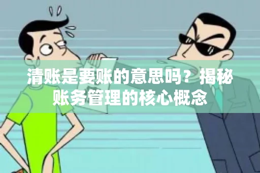 清账是要账的意思吗？揭秘账务管理的核心概念