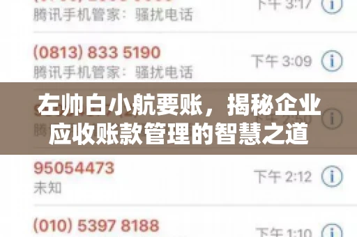 左帅白小航要账，揭秘企业应收账款管理的智慧之道