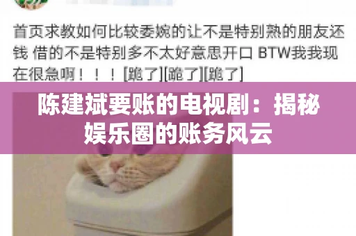 陈建斌要账的电视剧:揭秘娱乐圈的账务风云 陈建斌要账的电视剧:揭秘娱乐圈的账务风云