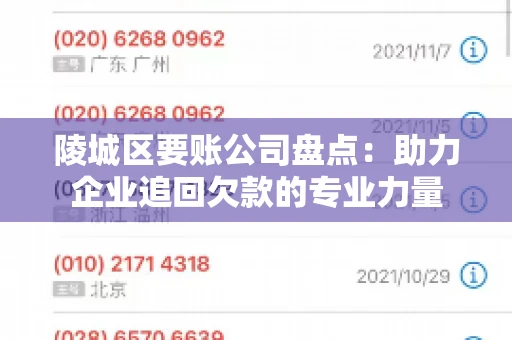 陵城区要账公司盘点：助力企业追回欠款的专业力量